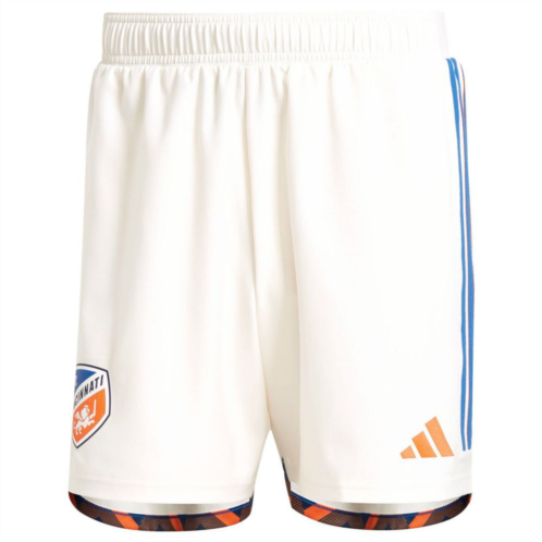 Unbranded Mens adidas White FC Cincinnati 2024 Away Authentic Shorts