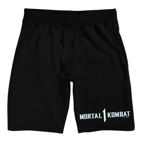 Licensed Character Mens Mortal Kombat 1 Logo Pajama Shorts
