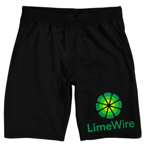 Licensed Character Mens LimeWire Logo Art Pajama Shorts