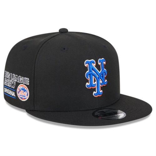 Mens New Era Black New York Mets Big League Chew Team 59FIFTY Fitted Hat