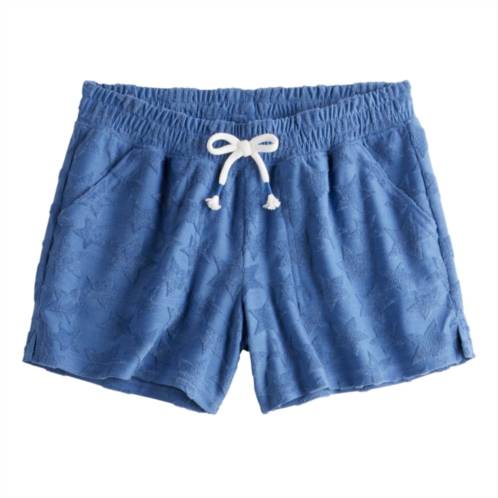 Girls 6-20 SO Towel Terry Pull-On Shorts