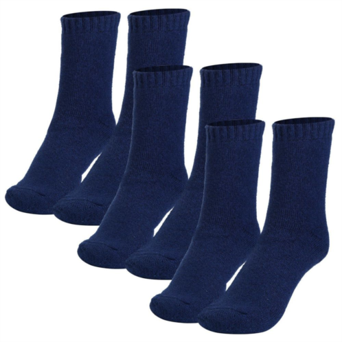 Eggracks By Global Phoenix Mens, Cozy Thermal Wool Socks Set Of 3