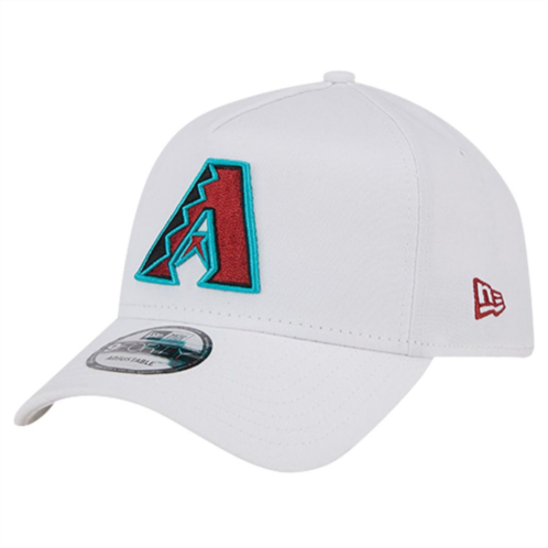 Mens New Era White Arizona Diamondbacks TC A-Frame 9FORTY Adjustable Hat