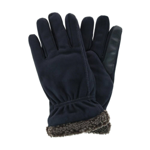 Isotoner Mens Microfiber Winter Glove With Berber Spill