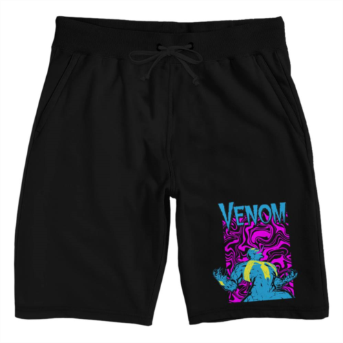 Licensed Character Mens Marvel Venom Neon Sleep Shorts