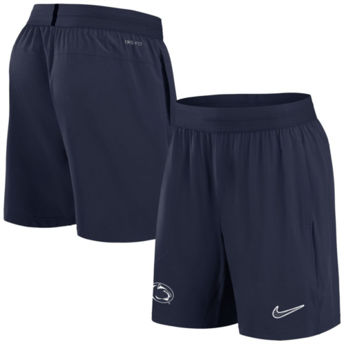 Mens Nike Navy Penn State Nittany Lions 2024 Sideline Performance Shorts