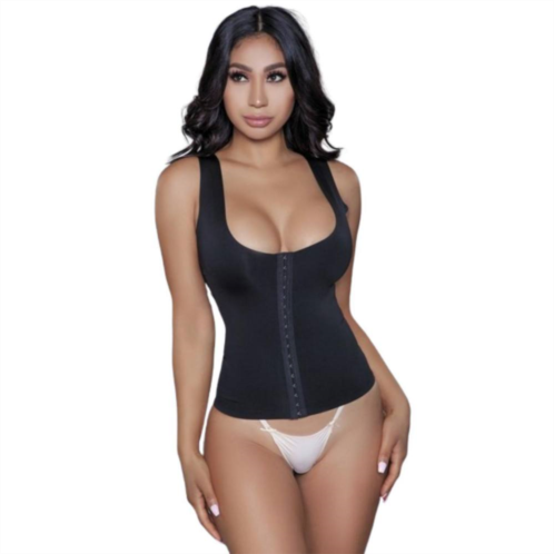 FASHNZFAB Seamless Top Body Shaper With Hook And Eye Closure.