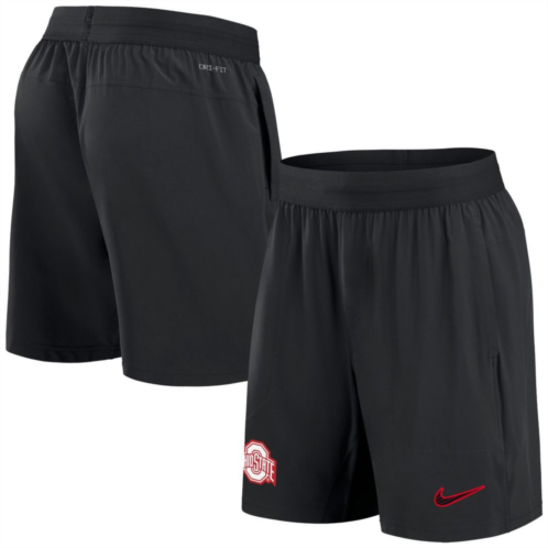 Mens Nike Black Ohio State Buckeyes 2024 Sideline Performance Shorts