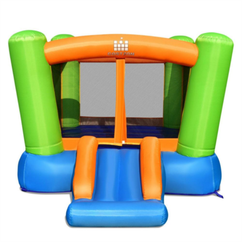 Hivvago Kids Inflatable Bounce House Without Blower For Indoor And Outdoor