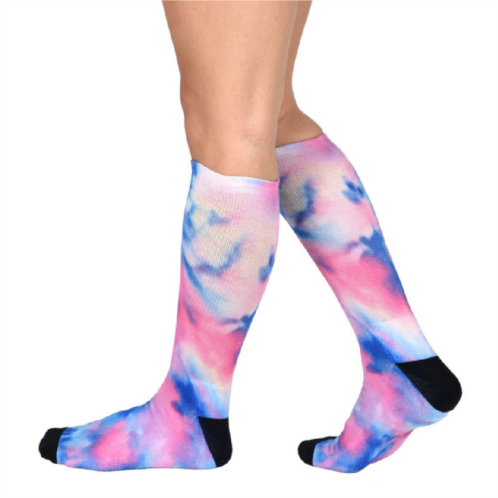 WEAR SIERRA Sierra Socks - Purple Haze Pattern Coolmax Socks, Nature Collection For Men & Women Crew Socks