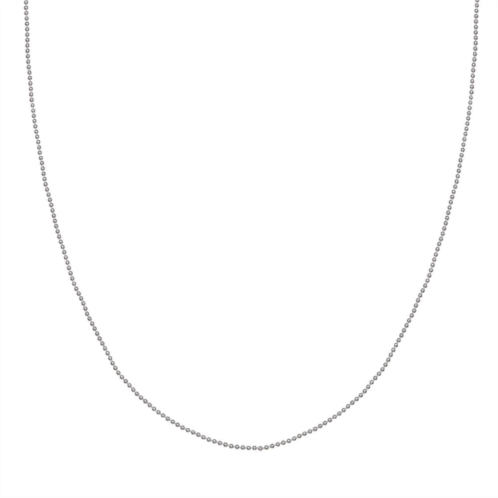 PRIMROSE Sterling Silver Ball Chain Necklace