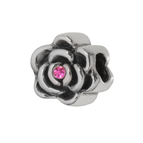 Individuality Beads Sterling Silver Crystal Floral Bead
