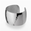 LYNX Stainless Steel Hammered Cuff Bracelet