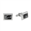 LYNX Stainless Steel Camouflage Rectangle Cuff Links