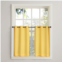 No. 918 Montego Casual Textured Semi-Sheer Grommet Kitchen Curtain Tier Pair