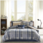 Intelligent Design Roger Plaid Comforter Set with Bed Sheets and Throw Pillow