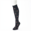 Womens Dr. Motion Knee-High Cat Print Compression Socks