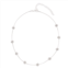 Youre Invited… Silver Tone Simulated Stone Ball Detail Collar Necklace
