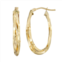 Forever 14K Gold Nested Oval Hoop Earrings
