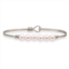 Luca + Danni Simulated Pearl Bangle Bracelet in Baby Pink