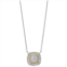 Rosabella 14K Gold Over Sterling Silver Lab-Created White Sapphire Necklace