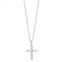 FAO Schwarz Sterling Silver Cross Pendant Necklace