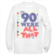 Mens Nickelodeon All That The Nineties Were Retro Poster Long Sleeve Graphic Tee