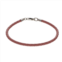 Lavish by TJM Braided Pink Leather Cord Bracelet