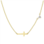 Taylor Grace 10k Gold Sideways Cross Necklace