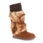 LUKEES by MUK LUKS Sigrid Leela Too Womens Faux-Fur Winter Boots