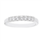 Boston Bay Diamonds Sterling Silver Lab-Created White Sapphire Stack Ring