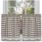 Sweet Home Buffalo Check Gingham Kitchen Curtain Tier Pair
