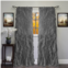 Sweet Home Collection Sheer Voile Vertical Ruffle Window Curtain