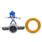Jakks Sonic 2 Movie Sonic the Hedgehog RC Vehicle