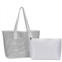 Miztique Vegan Leather Printed Tote Bag and Pouch Set