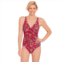 Womens Bal Harbour Crossover One-Piece Swimsuit
