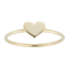 LUMINOR GOLD 14k Gold Heart Stackable Ring