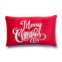 Tempo Home Merry Christmas Lumbar Throw Pillow