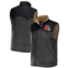 Mens NFL x Darius Rucker Collection by Fanatics Charcoal Cleveland Browns Two-Tone Sherpa Button-Up Vest