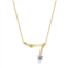 Sarafina 14k Gold Plated Cubic Zirconia Necklace