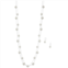 Youre Invited Silver Tone Simulated Pearl Earring and Necklace Set