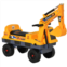 Qaba No Power Construction Ride On Toy Construction Truck Multi functional Excavator Digger with Workable Digging Bucket Pulling Construction Cart Tractor for Pretend Play Yellow