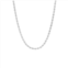 Aurielle Gender Neutral Silver Tone Rope Chain Necklace