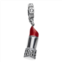 Lavish by TJM Sterling Silver Marcasite & Red Enamel Lipstick Charm