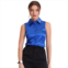 ALLEGRA K Satin Work Blouses for Womens Collar Sleeveless Button Down Shirts