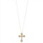 Rosabella Sterling Silver & Cubic Zirconia Cross Pendant Necklace