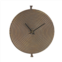 Melrose Bronze Metal Wall Clock with Suspended Stand