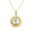 Forever 14k Gold Two-Tone Holy Communion Pendant Necklace