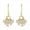 Gemistry 14k Gold Over Sterling Silver Gemstone Bead Cluster Drop Earrings