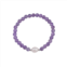 Main and Sterling Sterling Silver Cultured Freshwater Pearl & Gemstone Beaded Stretch Bracelet